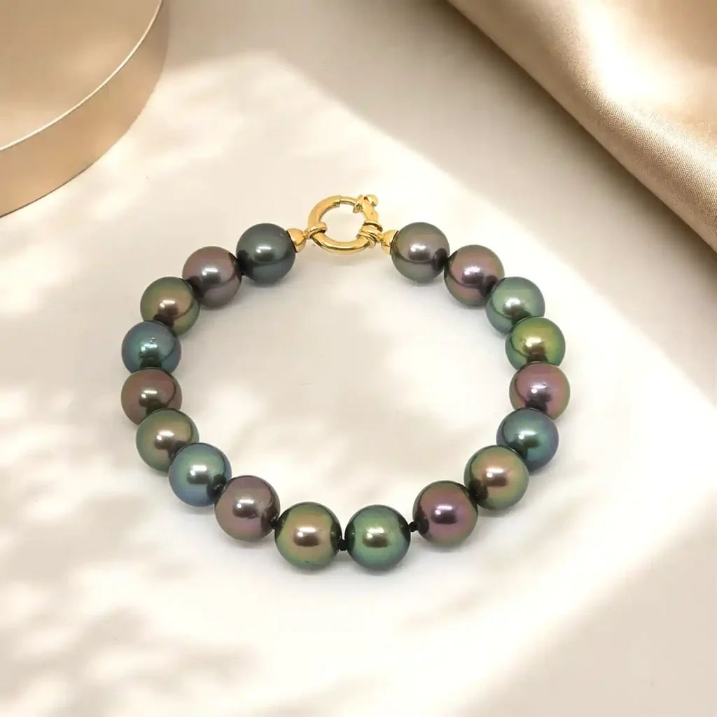 Bracelets Noa Noa — Or et perle noire de Tahiti